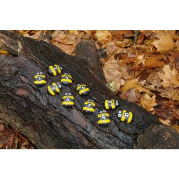 Honey Bee Number Stones