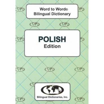 Word-to-Word Dictionary: English-Polish &amp; Polish-English