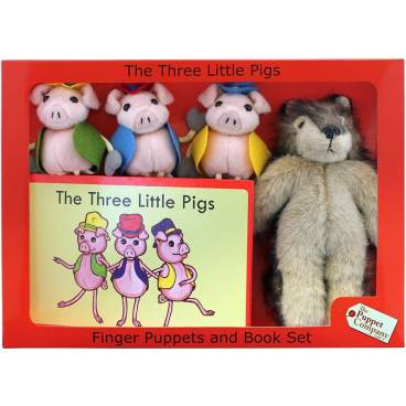 The Three Little Pigs - Traditional Story Set Puppets
