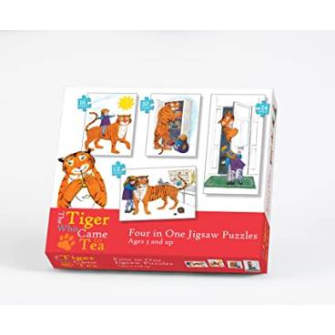 Tiger Came To Tea  4 in 1 Puzzle