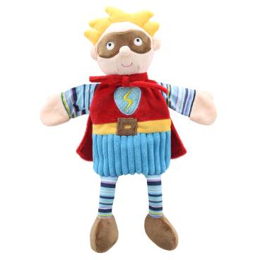Superhero Boy (Brown Mask) - Hand Puppet