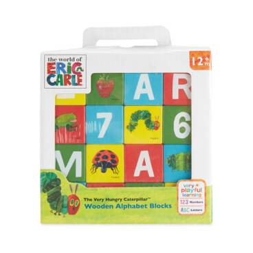 Very Hungry Caterpillar Wooden Building Block