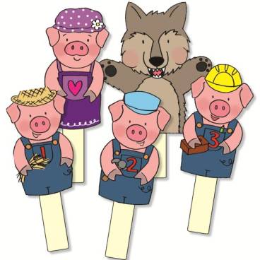 Three Little Pigs - Storysticks