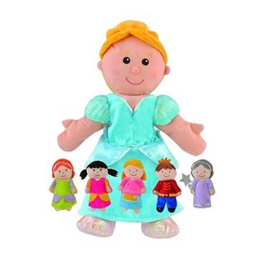 Cinderella - Hand and Finger Puppet Set