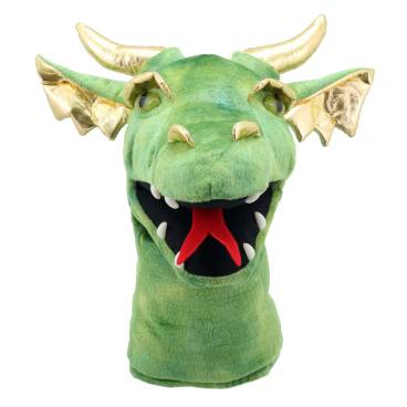 Large Dragon Head (Green) - Hand Puppet