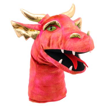 Large Dragon Head (Red) - Hand Puppet