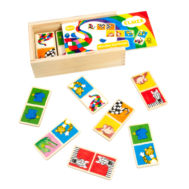 Elmer Wooden Dominoes