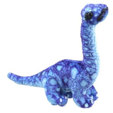 Brontosaurus (Blue) - Finger Puppet