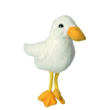 Duck (White) - Finger Puppet