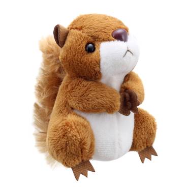 Squirrel (Red) - Finger Puppet
