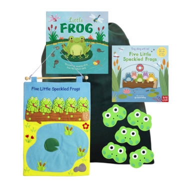 Five Little Speckled Frogs Story Sack