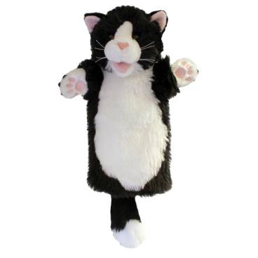 Cat (Black &amp; White) - Hand Puppet