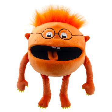 Orange Baby Monster - Hand Puppet