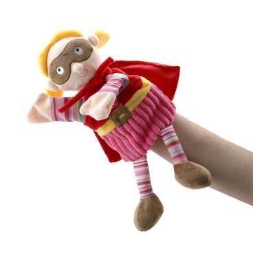 Superhero Girl (Pink Outfit) - Hand Puppet