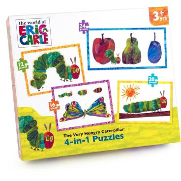 The Very Hungry Caterpillar 4-in-1 Jigsaw Puzzle