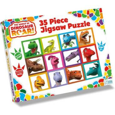 The World of Dinosaur Roar! Jigsaw Puzzle (35 Piece)