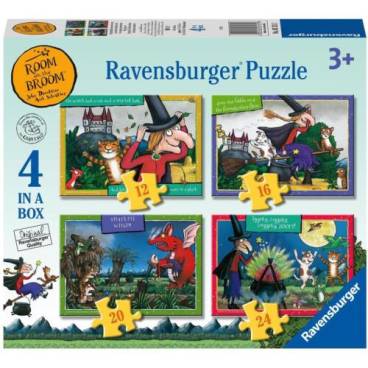 Room on the Broom: 4 in a Box Puzzle