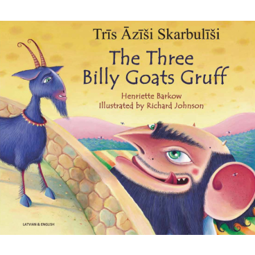 The Three Billy Goats Gruff (Latvian-English)
