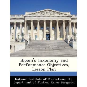 Bloom&#039;s Taxonomy and Performance Objectives, Lesson Plan